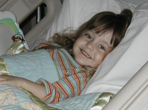 Happy in the hospital (second visit)