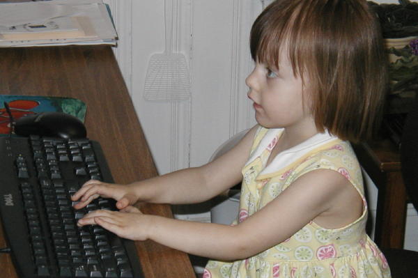 A budding computer programmer